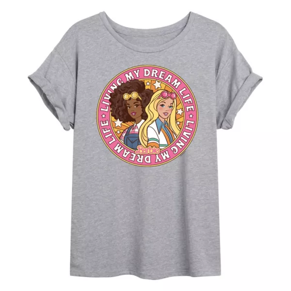 Футболка с графическим принтом «Живу жизнью моей мечты» для юниоров Barbie, серый
Футболка с графическим принтом «Живу жизнью моей мечты» для юниоров Barbie, серый