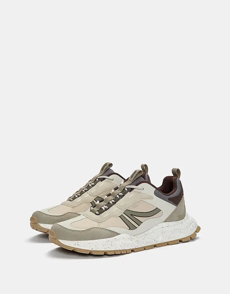 Кроссовки Pull&Bear из нескольких частей в цвете экрю
Кроссовки Pull&Bear из нескольких частей в цвете экрю