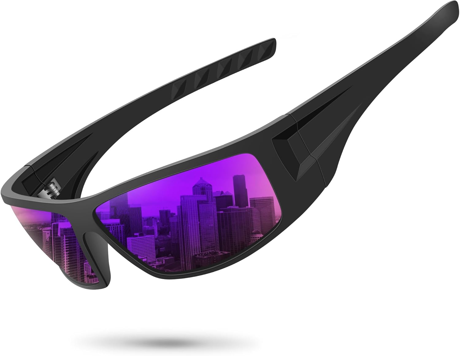Поляризованные спортивные солнцезащитные очки для мужчин и женщин, небьющаяся оправа, для велоспорта, рыбалки, обтекаемая форма, защита от УФ-излучения UV400 Ofwin, 1-black/Purple Blue Mirror Lens
Поляризованные спортивные солнцезащитные очки для мужчин и женщин, небьющаяся оправа, для велоспорта, рыбалки, обтекаемая форма, защита от УФ-излучения UV400 Ofwin, 1-black/Purple Blue Mirror Lens