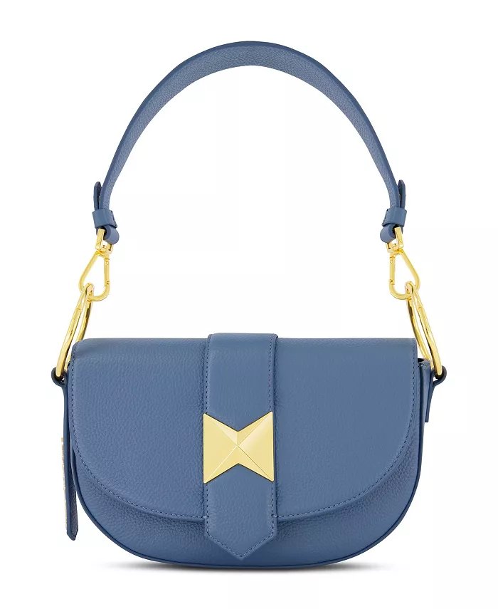 Седловая сумка из зернистой кожи с позолоченной фурнитурой Mac Duggal, синий
Седловая сумка из зернистой кожи с позолоченной фурнитурой Mac Duggal, синий