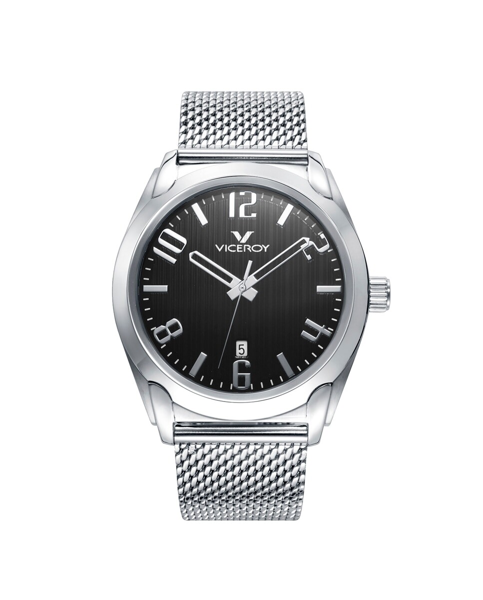 Мужские часы Magnum с тремя стальными стрелками и миланской сеткой Viceroy, серебро
Мужские часы Magnum с тремя стальными стрелками и миланской сеткой Viceroy, серебро