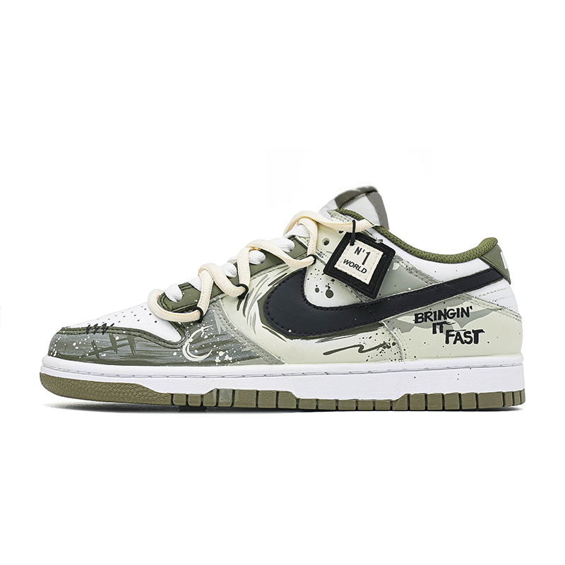 Nike Кроссовки для скейтбординга Dunk End Of The Highway, износостойкие, низкие, мужские, цвет хаки
Nike Кроссовки для скейтбординга Dunk End Of The Highway, износостойкие, низкие, мужские, цвет хаки