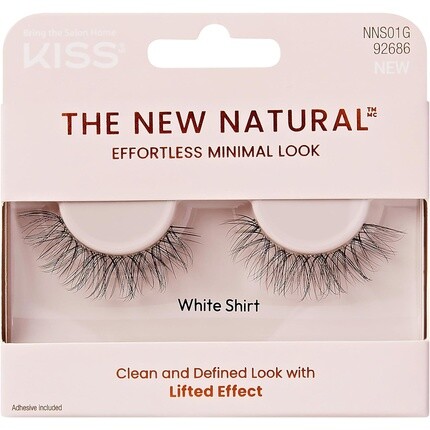 KISS The New Натуральные накладные ресницы, полнополосные ресницы 01, 1 пара 
KISS The New Натуральные накладные ресницы, полнополосные ресницы 01, 1 пара