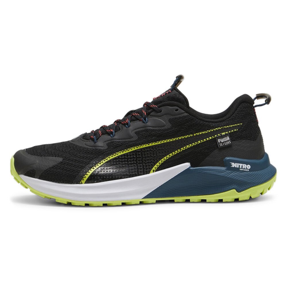 Кроссовки Puma Fast-Trac Nitro 2 Trail, серый/белый/синий 
Кроссовки Puma Fast-Trac Nitro 2 Trail, серый/белый/синий
