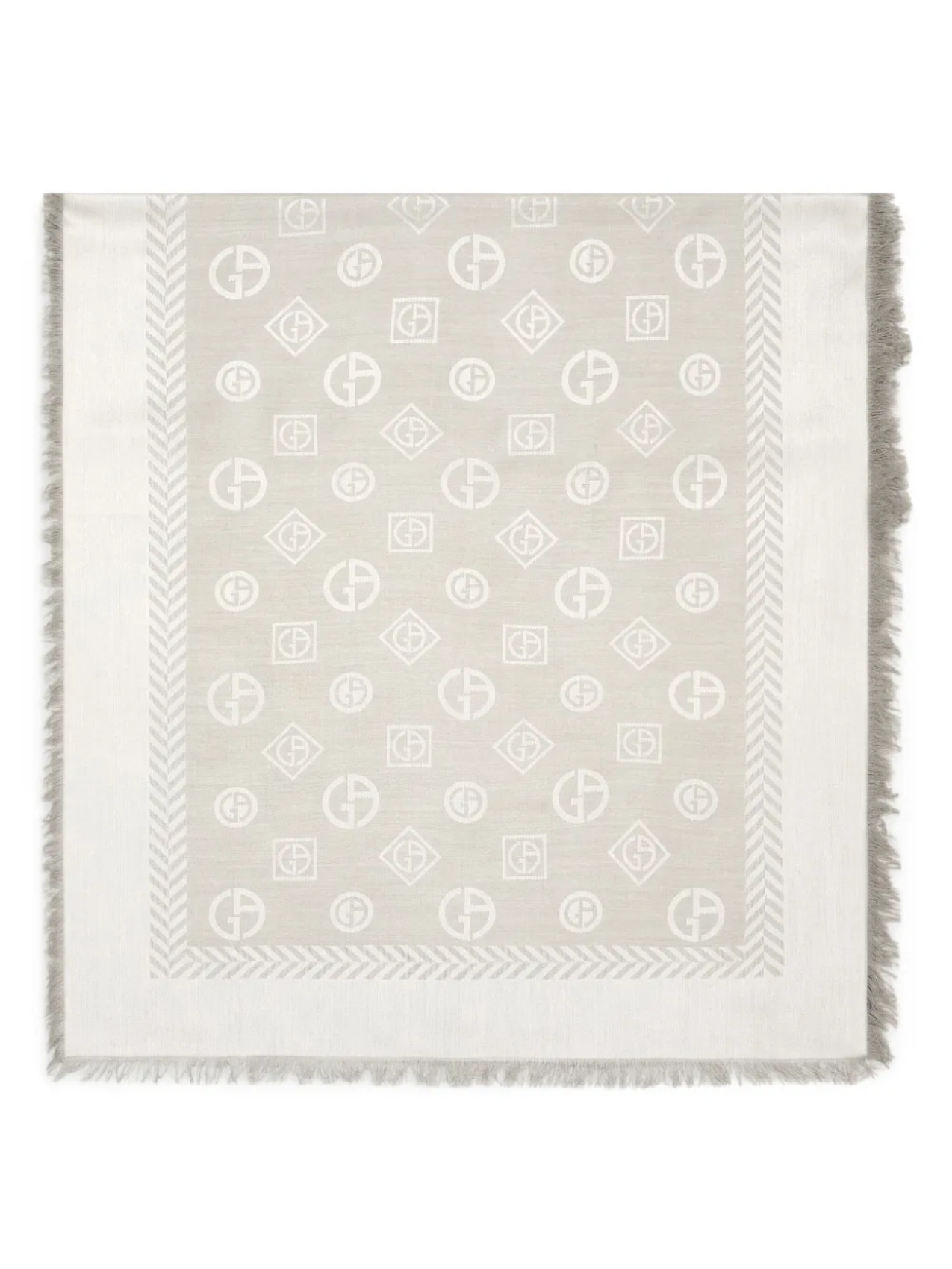 Жаккардовый шарф Giorgio Armani, нейтральный
Жаккардовый шарф Giorgio Armani, нейтральный