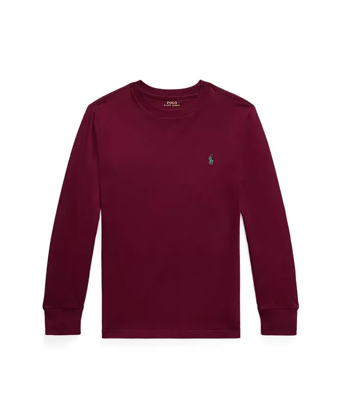 Футболка с длинным рукавом Big Boys Cotton Jersey Polo Ralph Lauren, красный
Футболка с длинным рукавом Big Boys Cotton Jersey Polo Ralph Lauren, красный