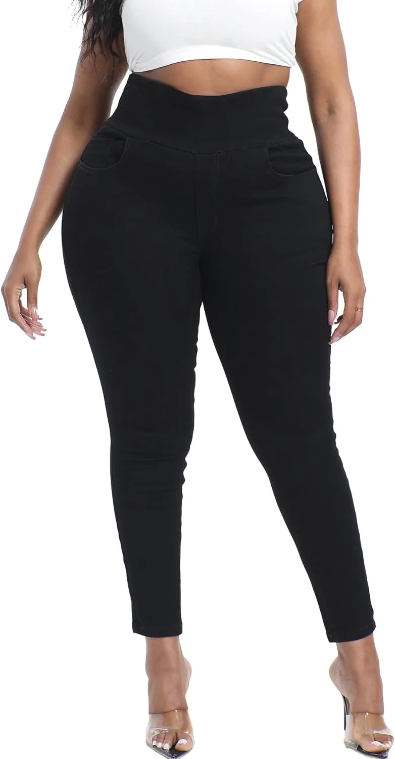 Женские джинсы Plus Size с завышенной талией и зауженным кроем Gocolloa
Женские джинсы Plus Size с завышенной талией и зауженным кроем Gocolloa