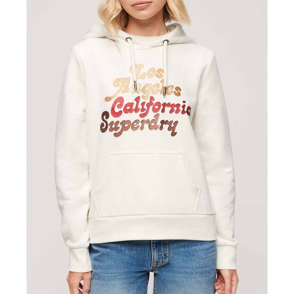 Худи Superdry Retro Glitter Logo, бежевый
Худи Superdry Retro Glitter Logo, бежевый