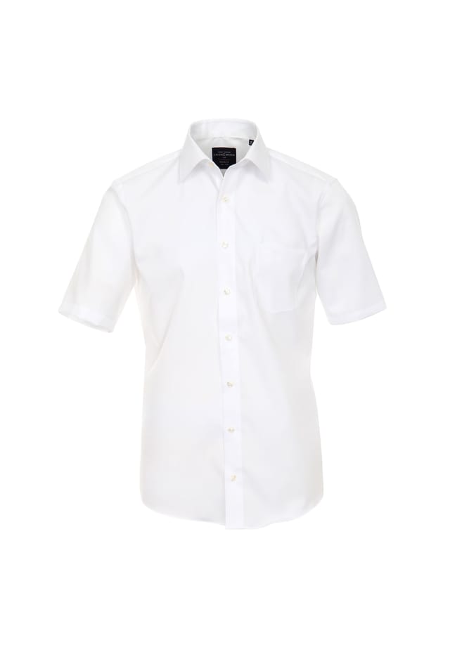 Рубашка делового покроя с коротким рукавом однотонная современный крой Casamoda, белый
Рубашка делового покроя с коротким рукавом однотонная современный крой Casamoda, белый