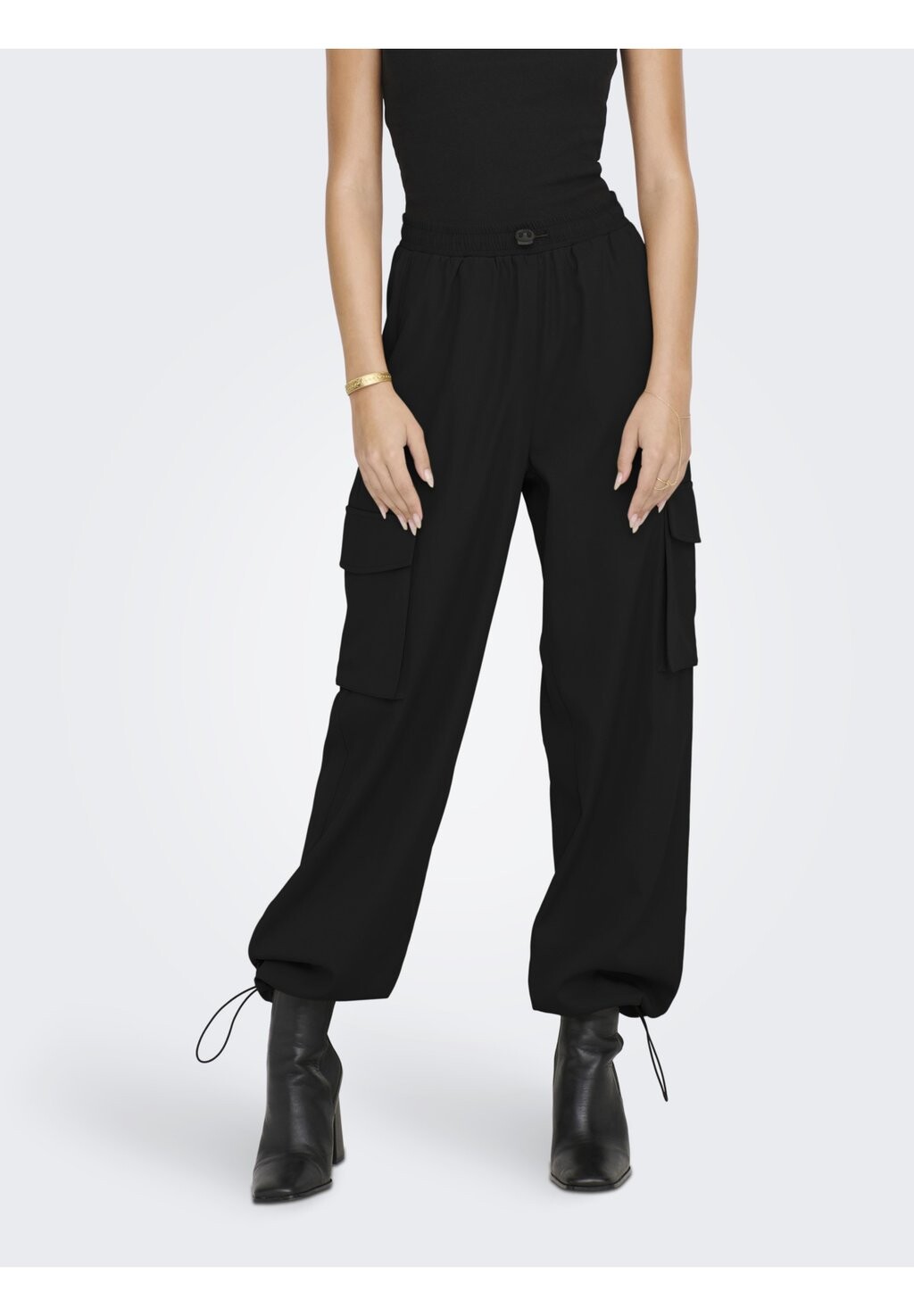 Брюки карго ONLY, черный
Брюки карго ONLY, черный
