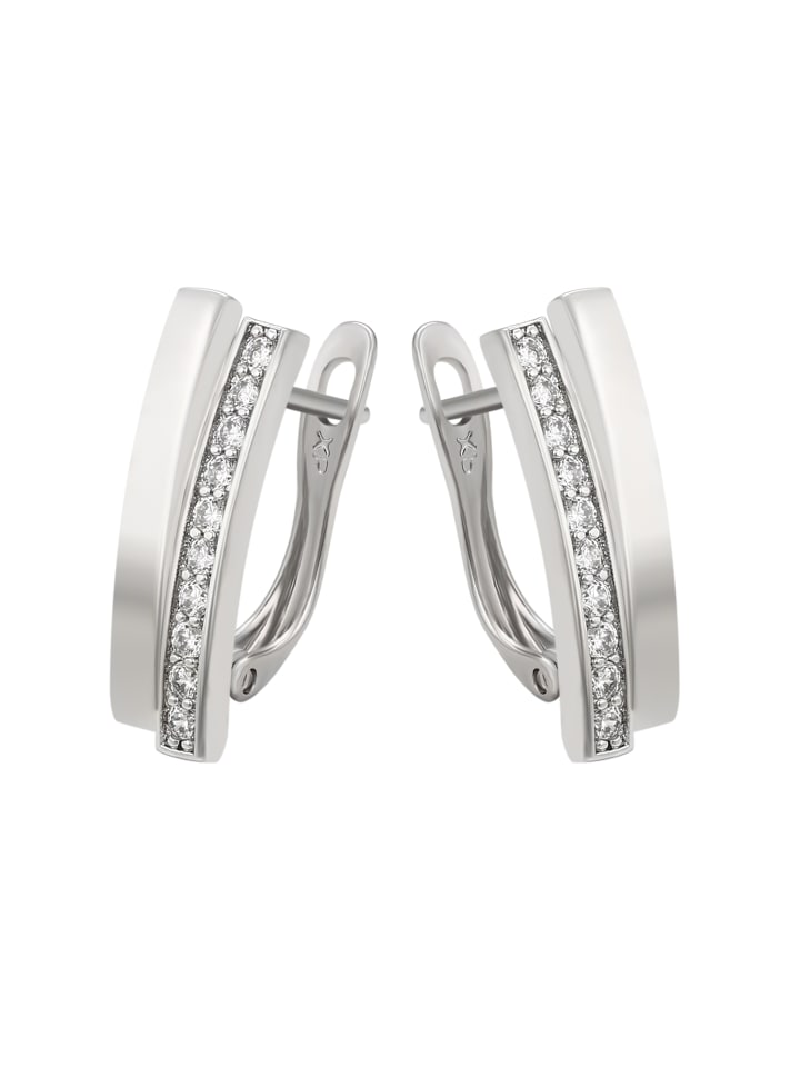 Faina Женские серьги-подвески серебристо-белого цвета
Faina Женские серьги-подвески серебристо-белого цвета