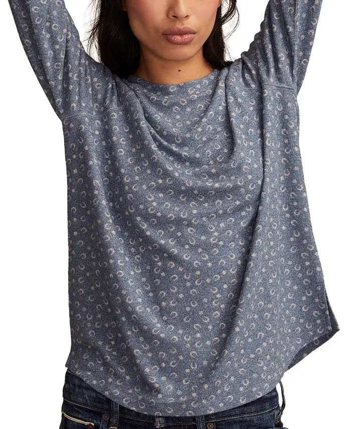 Женский свитер Cloud с длинными рукавами и круглым вырезом Lucky Brand, синий
Женский свитер Cloud с длинными рукавами и круглым вырезом Lucky Brand, синий