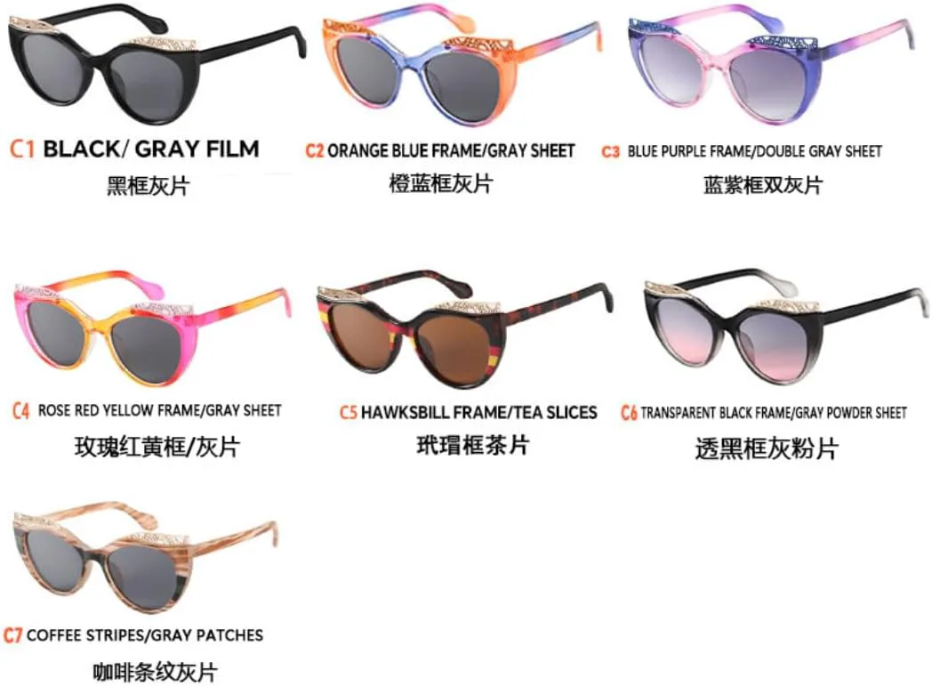 Роскошные цветные женские солнцезащитные очки в полой оправе, повседневные, подходящие к мужским моделям, с защитой от УФ-излучения UV400 VFDHN, M6247-c3
Роскошные цветные женские солнцезащитные очки в полой оправе, повседневные, подходящие к мужским моделям, с защитой от УФ-излучения UV400 VFDHN, M6247-c3