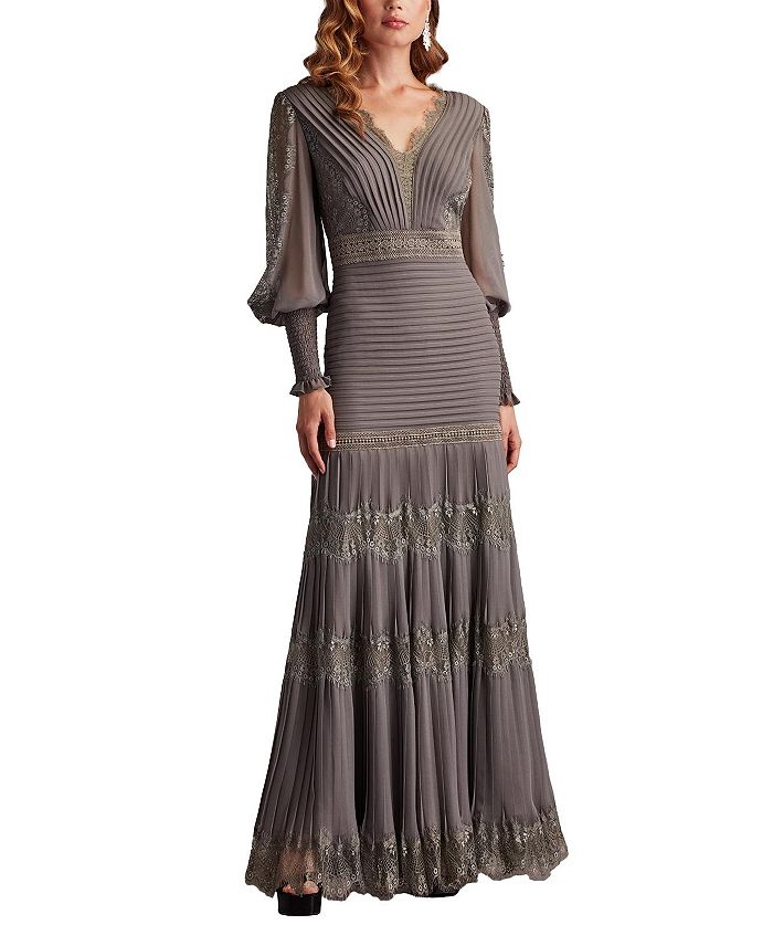 Платье Nyssa с рукавами-буфы - SLATE Tadashi Shoji, серый
Платье Nyssa с рукавами-буфы - SLATE Tadashi Shoji, серый