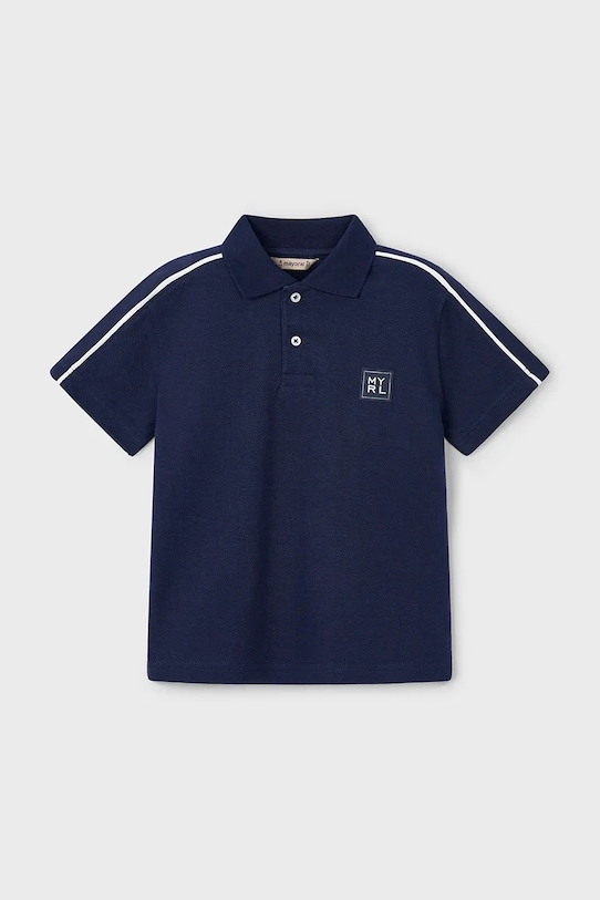 Хлопковая детская поло Mayoral, темно-синий
Хлопковая детская поло Mayoral, темно-синий