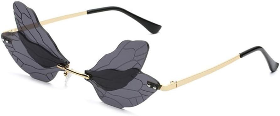 Уникальные солнцезащитные очки без оправы в форме крыла стрекозы 2027 года для женщин, винтажные очки с прозрачными линзами, популярные солнцезащитные очки для мужчин MTZJH, Gray
Уникальные солнцезащитные очки без оправы в форме крыла стрекозы 2027 года для женщин, винтажные очки с прозрачными линзами, популярные солнцезащитные очки для мужчин MTZJH, Gray