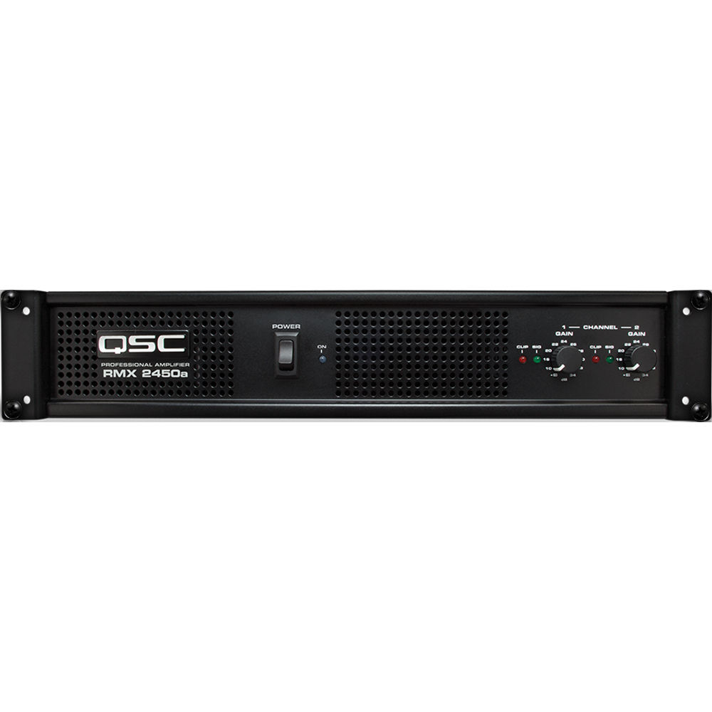 QSC RMX2450a Low-Z Power Amplifier (800 W per Channel) RMX2450A
QSC RMX2450a Low-Z Power Amplifier (800 W per Channel) RMX2450A
