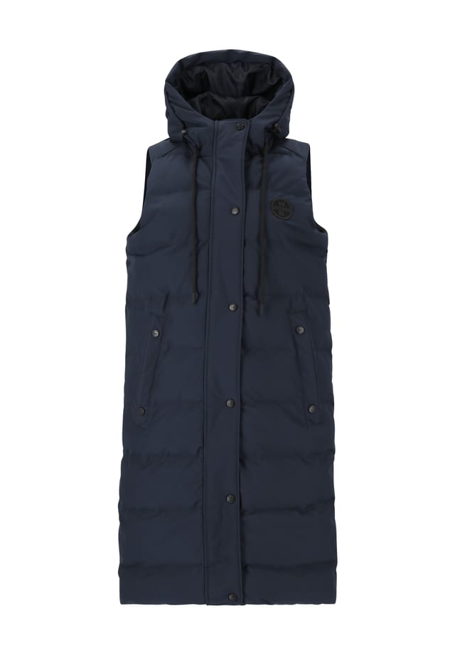 Стеганый жилет шефа с удлиненным покроем Weather Report, синий
Стеганый жилет шефа с удлиненным покроем Weather Report, синий