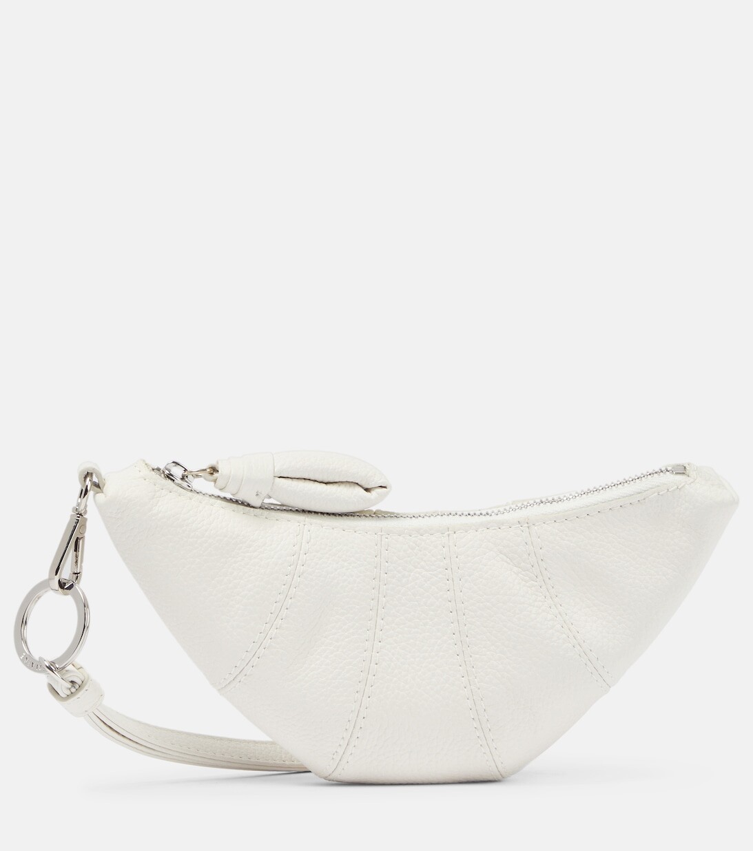 Кошелек для монет из кожи круассана с ремешком Lemaire, белый
Кошелек для монет из кожи круассана с ремешком Lemaire, белый