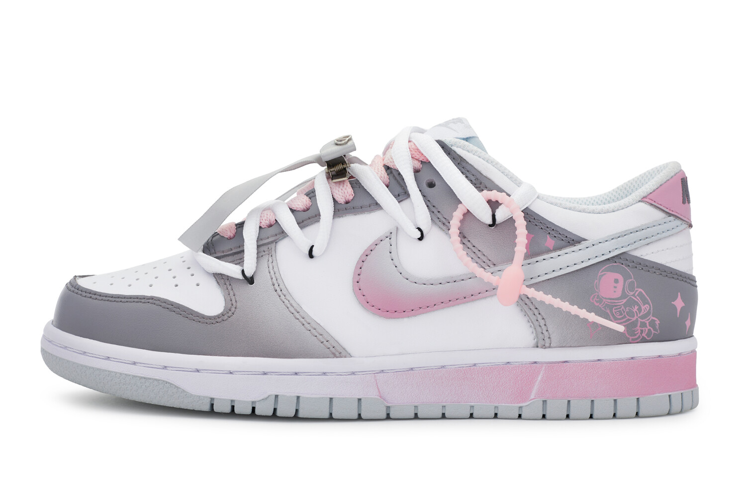 Кроссовки для скейтбординга Dunk женские, низкие, розовый Nike, серый/белый/розовый
Кроссовки для скейтбординга Dunk женские, низкие, розовый Nike, серый/белый/розовый