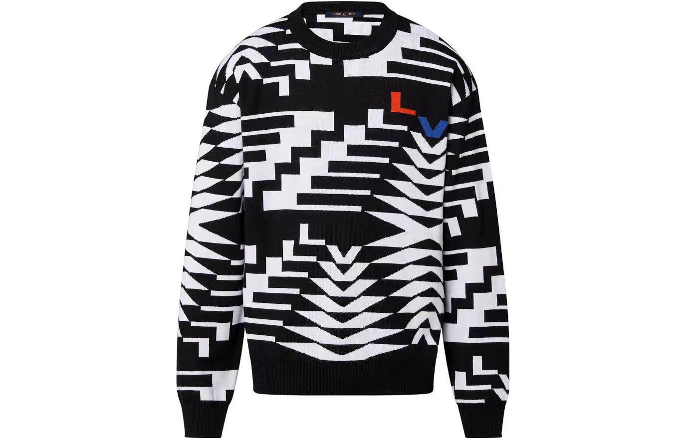 Свитер мужской Louis Vuitton, черный / белый
Свитер мужской Louis Vuitton, черный / белый