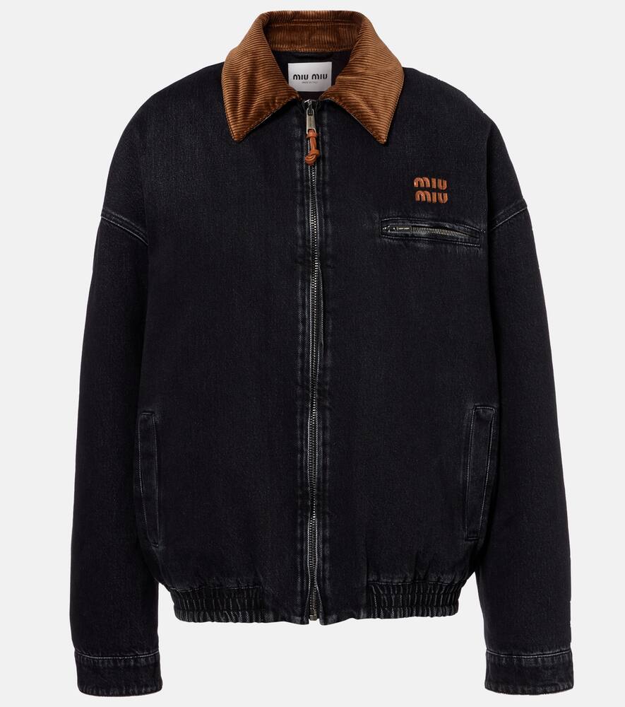 Джинсовая куртка Logo Miu Miu, Nero
Джинсовая куртка Logo Miu Miu, Nero