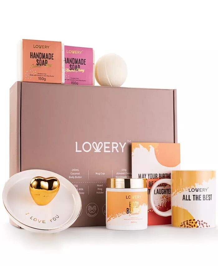 Подарки на день рождения, персонализированная подарочная корзина на день рождения, подарочный набор для ухода за телом, вдохновляющие подарки, подарочная коробка для спа-салона на день рождения, 8 предметов Lovery
Подарки на день рождения, персонализированная подарочная корзина на день рождения, подарочный набор для ухода за телом, вдохновляющие подарки, подарочная коробка для спа-салона на день рождения, 8 предметов Lovery