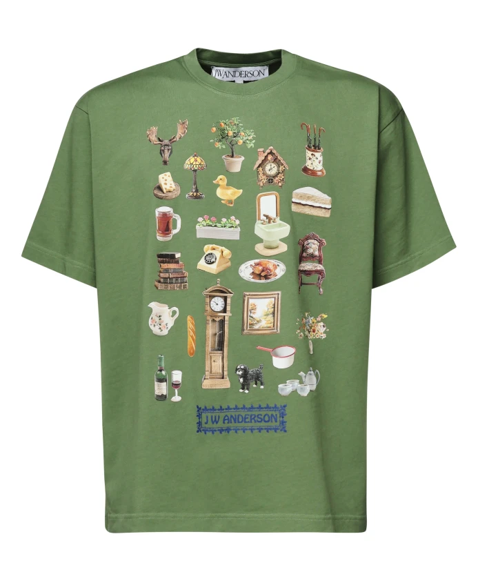Футболка с принтом «Диорама» Jw Anderson, зеленый
Футболка с принтом «Диорама» Jw Anderson, зеленый