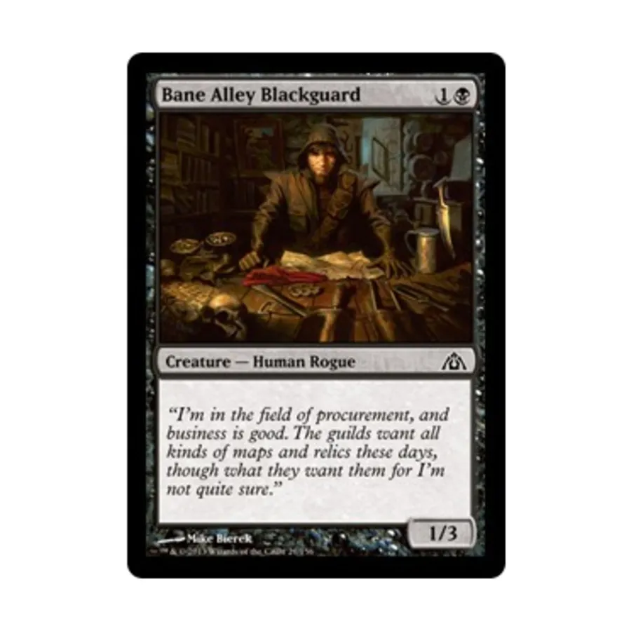 CCG Черный страж Бейн Аллеи (C) (фольга), MTG - Dragon's Maze
CCG Черный страж Бейн Аллеи (C) (фольга), MTG - Dragon's Maze