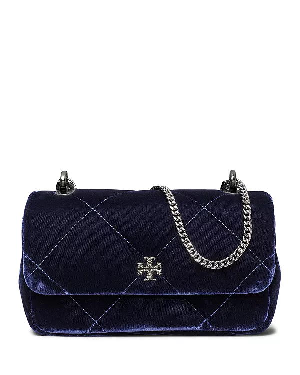 Миниатюрная стеганая бархатная сумка Kira с клапаном Tory Burch, синий
Миниатюрная стеганая бархатная сумка Kira с клапаном Tory Burch, синий