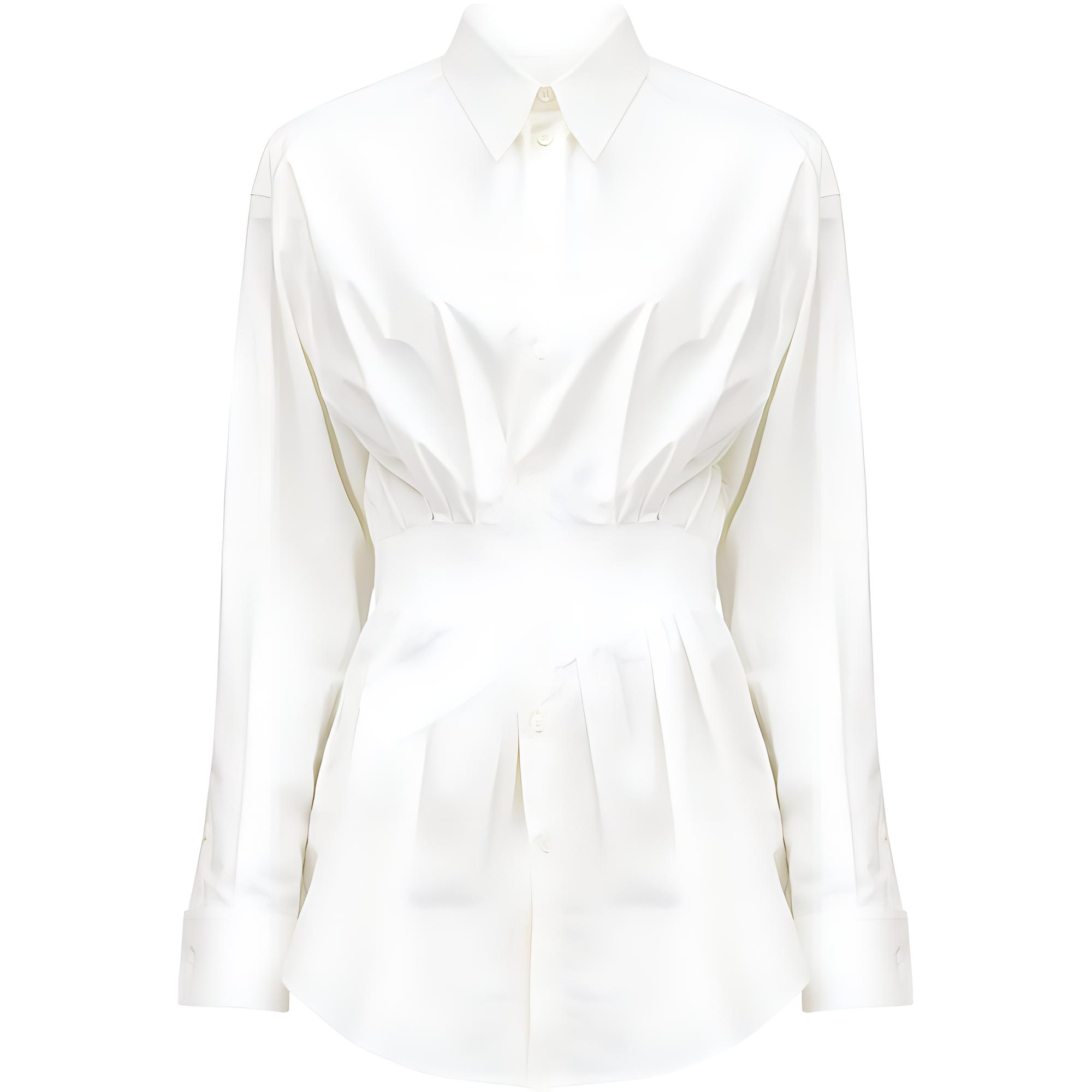 Хлопковая рубашка MM6 Maison Margiela, белый
Хлопковая рубашка MM6 Maison Margiela, белый