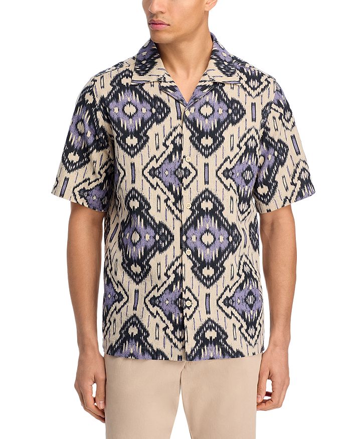 Джулио Рубашка в стиле кэмп с принтом NN07, мультиколор 
Джулио Рубашка в стиле кэмп с принтом NN07, мультиколор