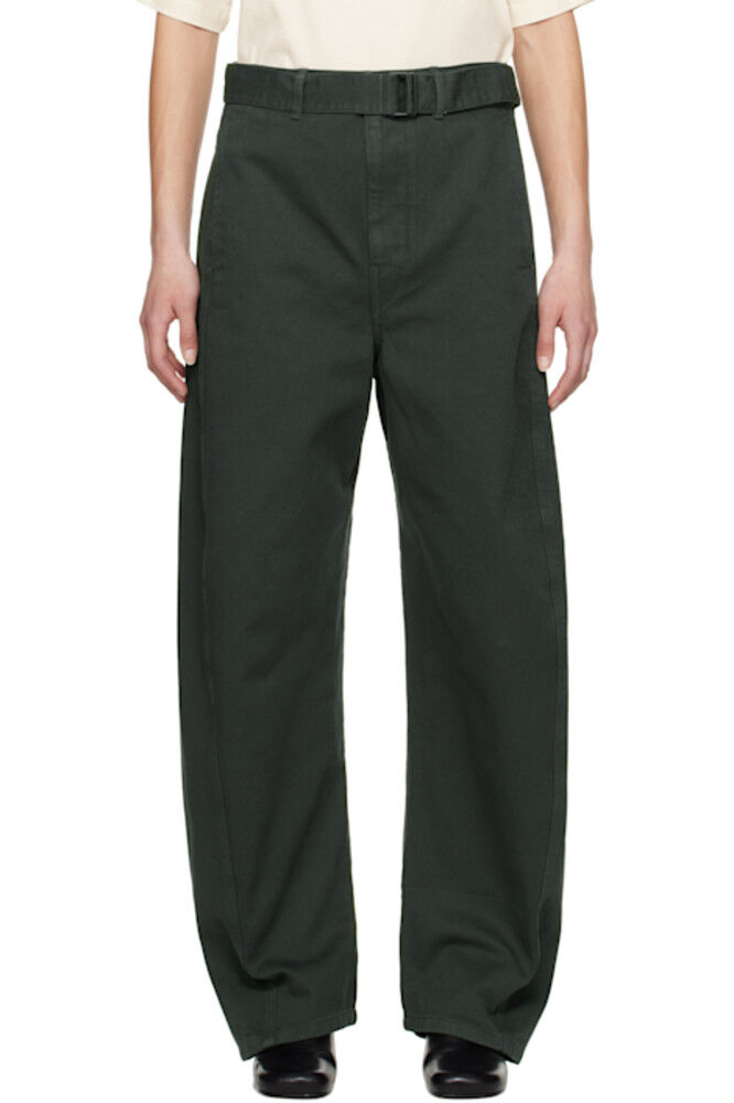 Синие джинсы с перекрученным поясом LEMAIRE
Синие джинсы с перекрученным поясом LEMAIRE