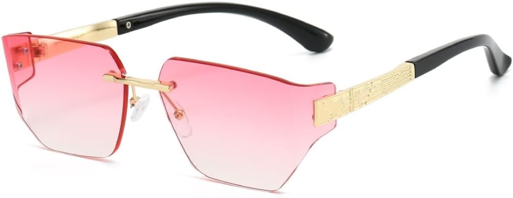 Роскошные безрамочные солнцезащитные очки с градиентным переходом для женщин, в стиле ретро с металлической оправой, повседневные, для мужчин и пожилых, с защитой от УФ-излучения UV400 TKKTLLT, Golden Pink
Роскошные безрамочные солнцезащитные очки с градиентным переходом для женщин, в стиле ретро с металлической оправой, повседневные, для мужчин и пожилых, с защитой от УФ-излучения UV400 TKKTLLT, Golden Pink