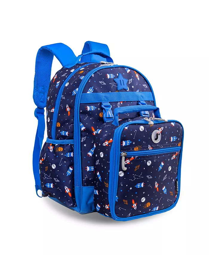 Рюкзак для мальчиков Duet 16" с отстегивающейся коробкой для ланча J World, синий
Рюкзак для мальчиков Duet 16" с отстегивающейся коробкой для ланча J World, синий