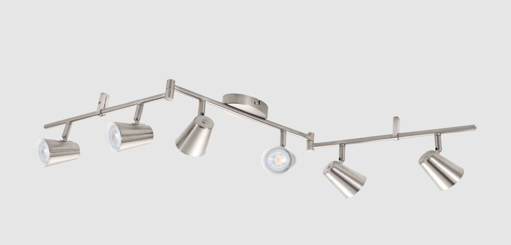 Спот-бар EGLO Travale 2, 6 створок. 6x3W 240lm 3000K матовый никель GU 10 75218, белый
Спот-бар EGLO Travale 2, 6 створок. 6x3W 240lm 3000K матовый никель GU 10 75218, белый