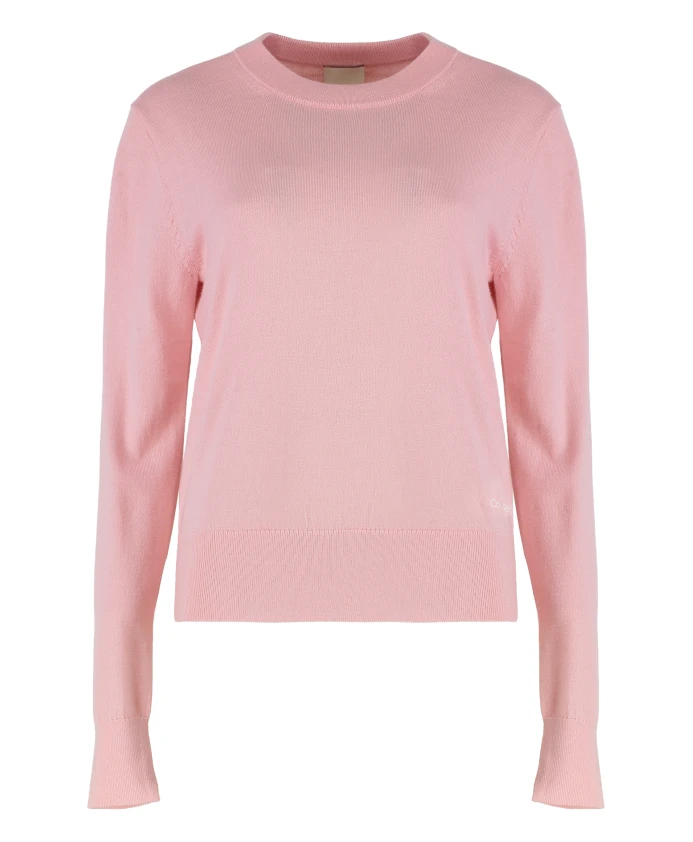 Свитер из мериносовой шерсти с круглым вырезом Calvin Klein, розовый
Свитер из мериносовой шерсти с круглым вырезом Calvin Klein, розовый