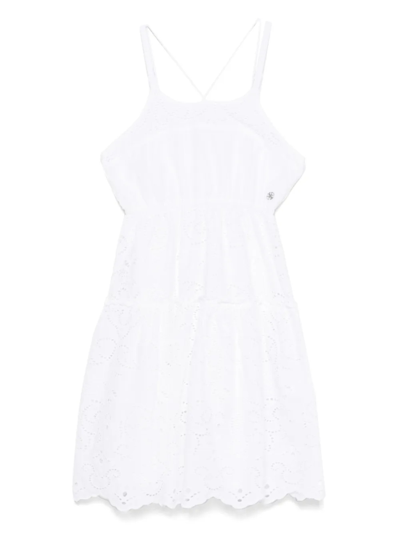 Платье с английской вышивкой guess kids, белый
Платье с английской вышивкой guess kids, белый