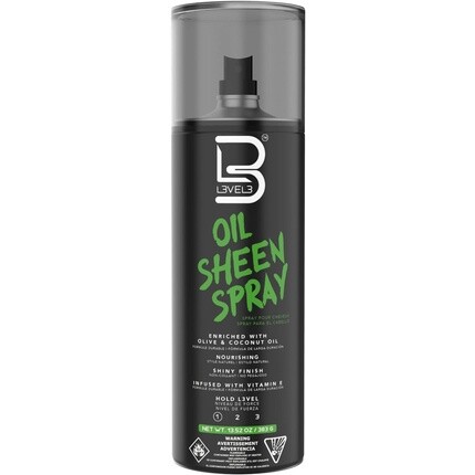 L3VEL3 Oil Sheen Spray придает великолепный блеск, укрепляет и защищает волосы, обогащен оливковым и кокосовым маслом, насыщенным витамином Е, легкая формула, подходит для всех волос, 383 мл
L3VEL3 Oil Sheen Spray придает великолепный блеск, укрепляет и защищает волосы, обогащен оливковым и кокосовым маслом, насыщенным витамином Е, легкая формула, подходит для всех волос, 383 мл