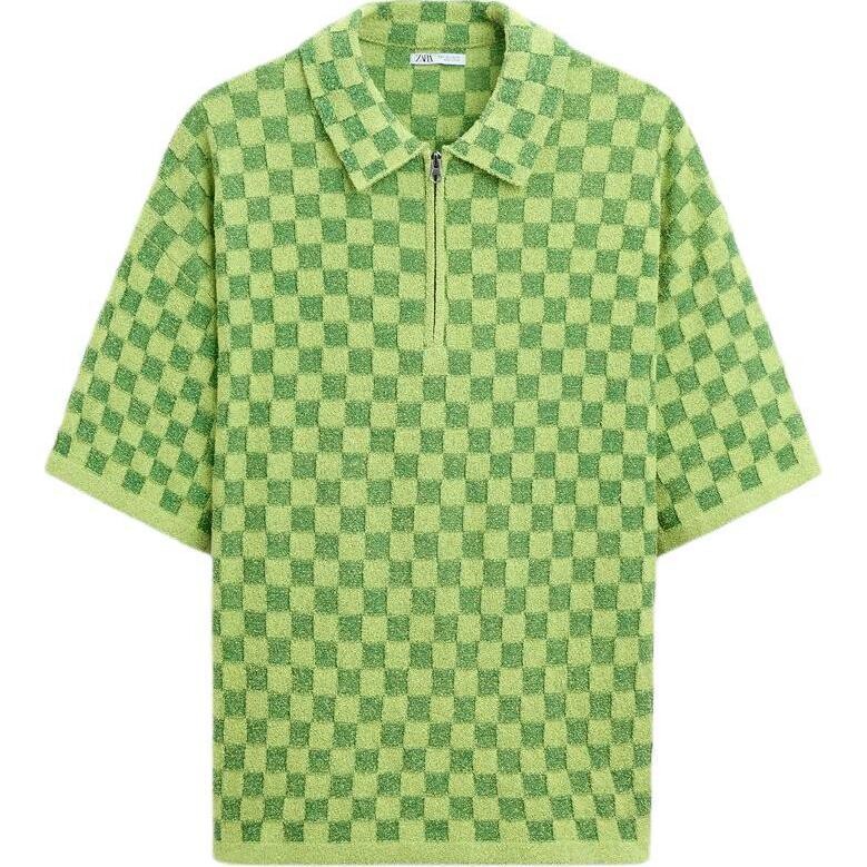 Рубашка поло мужская зеленая Zara, зеленый
Рубашка поло мужская зеленая Zara, зеленый