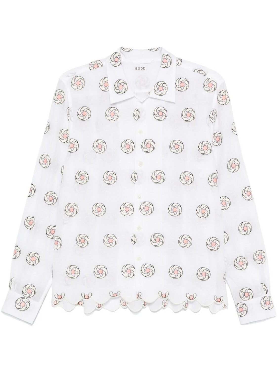 Рубашка BODE Floral Aperture, белый
Рубашка BODE Floral Aperture, белый