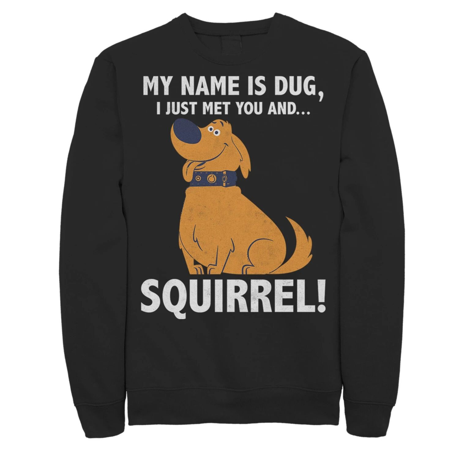 Мужская толстовка с белкой Disney Pixar Up My Name is Dug Squirrel Licensed Character
Мужская толстовка с белкой Disney Pixar Up My Name is Dug Squirrel Licensed Character