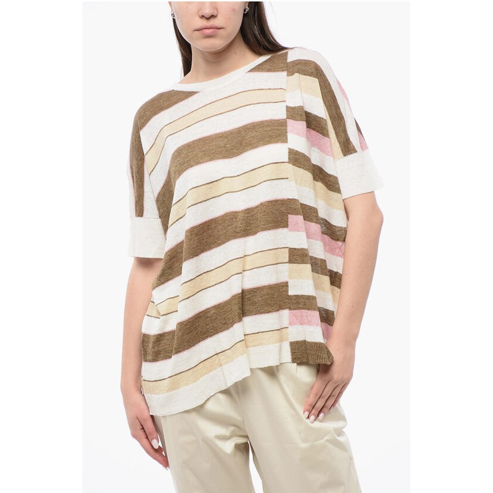 Футболка из льна в полоску с круглым вырезом Woolrich, Multicolor
Футболка из льна в полоску с круглым вырезом Woolrich, Multicolor