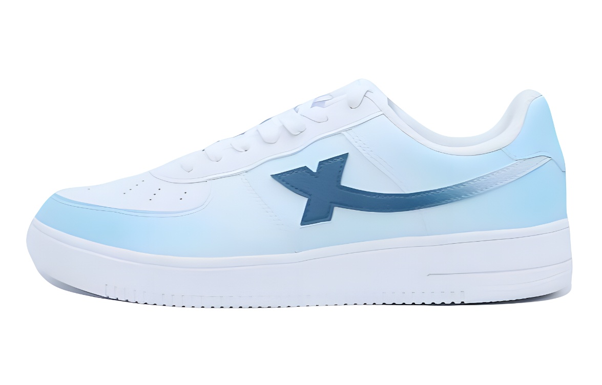 XTEP Кроссовки Air Force One с низким верхом, противоскользящие, износостойкие, мужские, для скейтбординга, цвет "озеро-синий"
XTEP Кроссовки Air Force One с низким верхом, противоскользящие, износостойкие, мужские, для скейтбординга, цвет "озеро-синий"