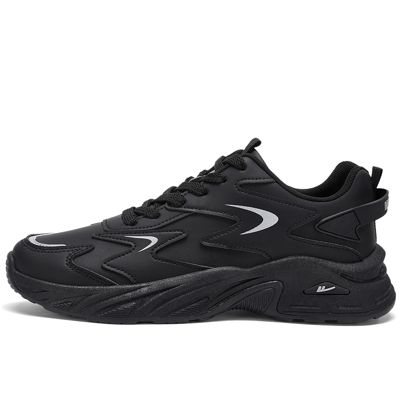 WARRIOR Антискользящие и износостойкие низкие массивные кроссовки для мужчин с эффектом увеличения роста - черные, цвет Black
WARRIOR Антискользящие и износостойкие низкие массивные кроссовки для мужчин с эффектом увеличения роста - черные, цвет Black