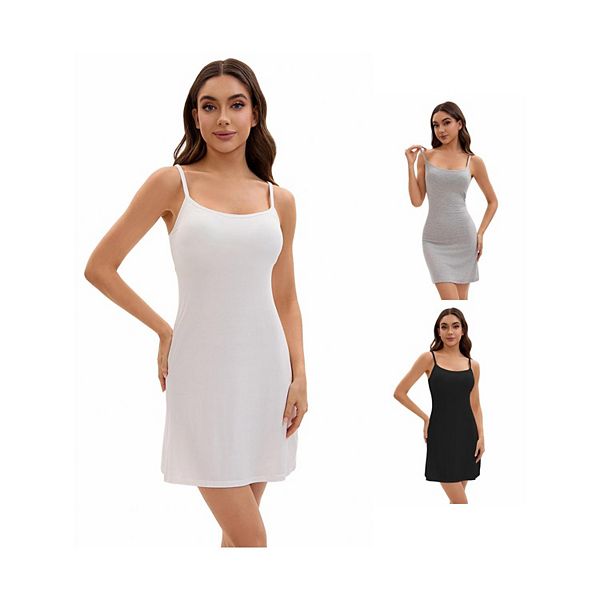 3 упаковки женских регулируемых камисоль на бретелях с встроенным бюстгальтером под платье Inspire Chic, White Black Grey
3 упаковки женских регулируемых камисоль на бретелях с встроенным бюстгальтером под платье Inspire Chic, White Black Grey
