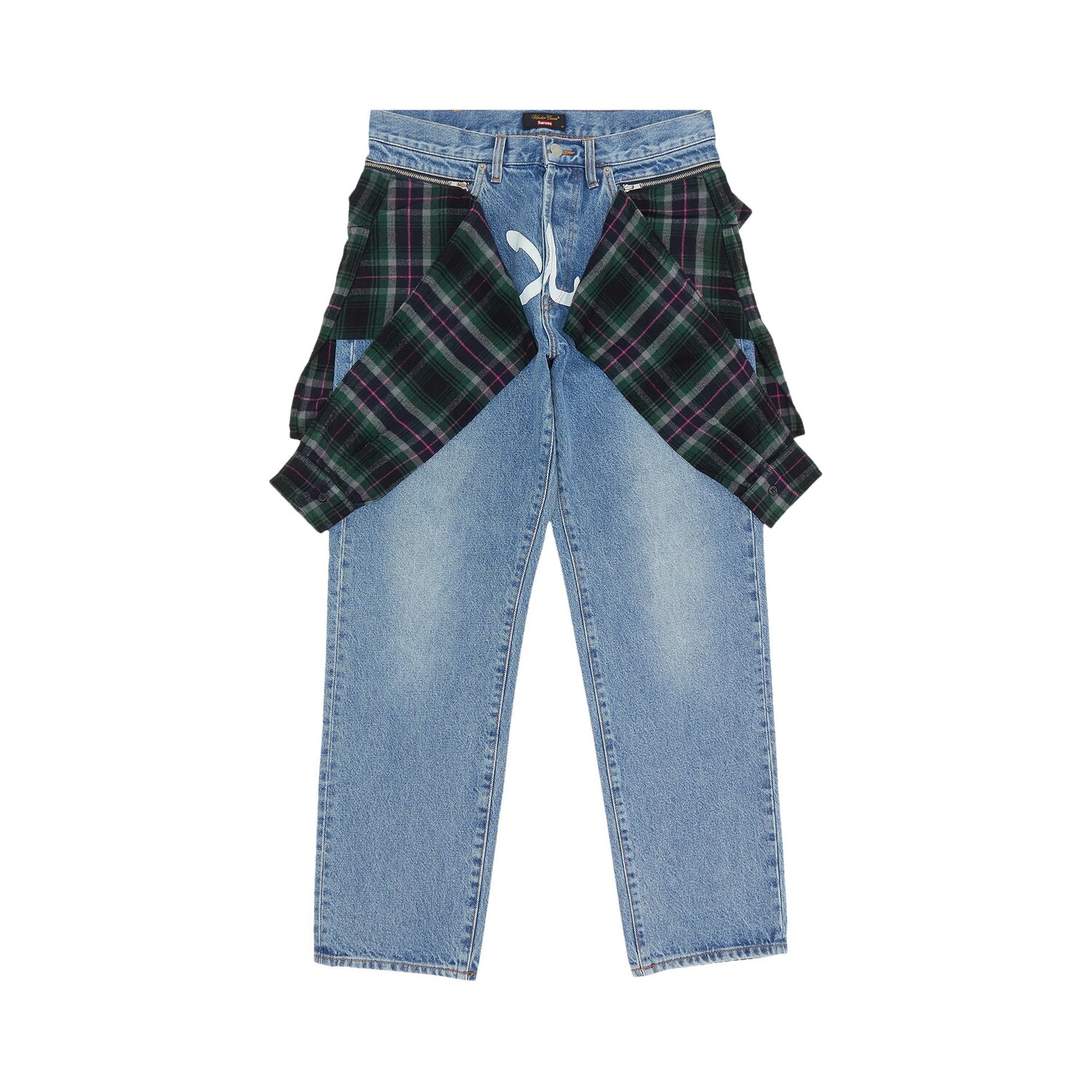 Многослойные джинсы Supreme x UNDERCOVER Washed Indigo
Многослойные джинсы Supreme x UNDERCOVER Washed Indigo