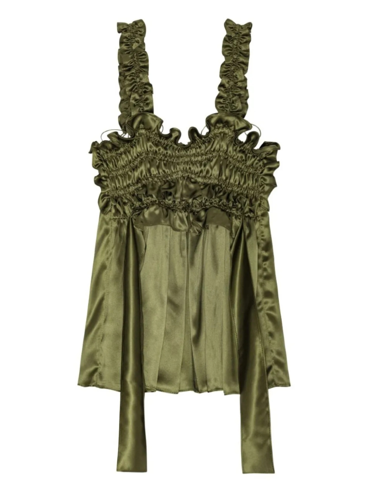 Шелковый топ Gia Cecilie Bahnsen, зеленый
Шелковый топ Gia Cecilie Bahnsen, зеленый