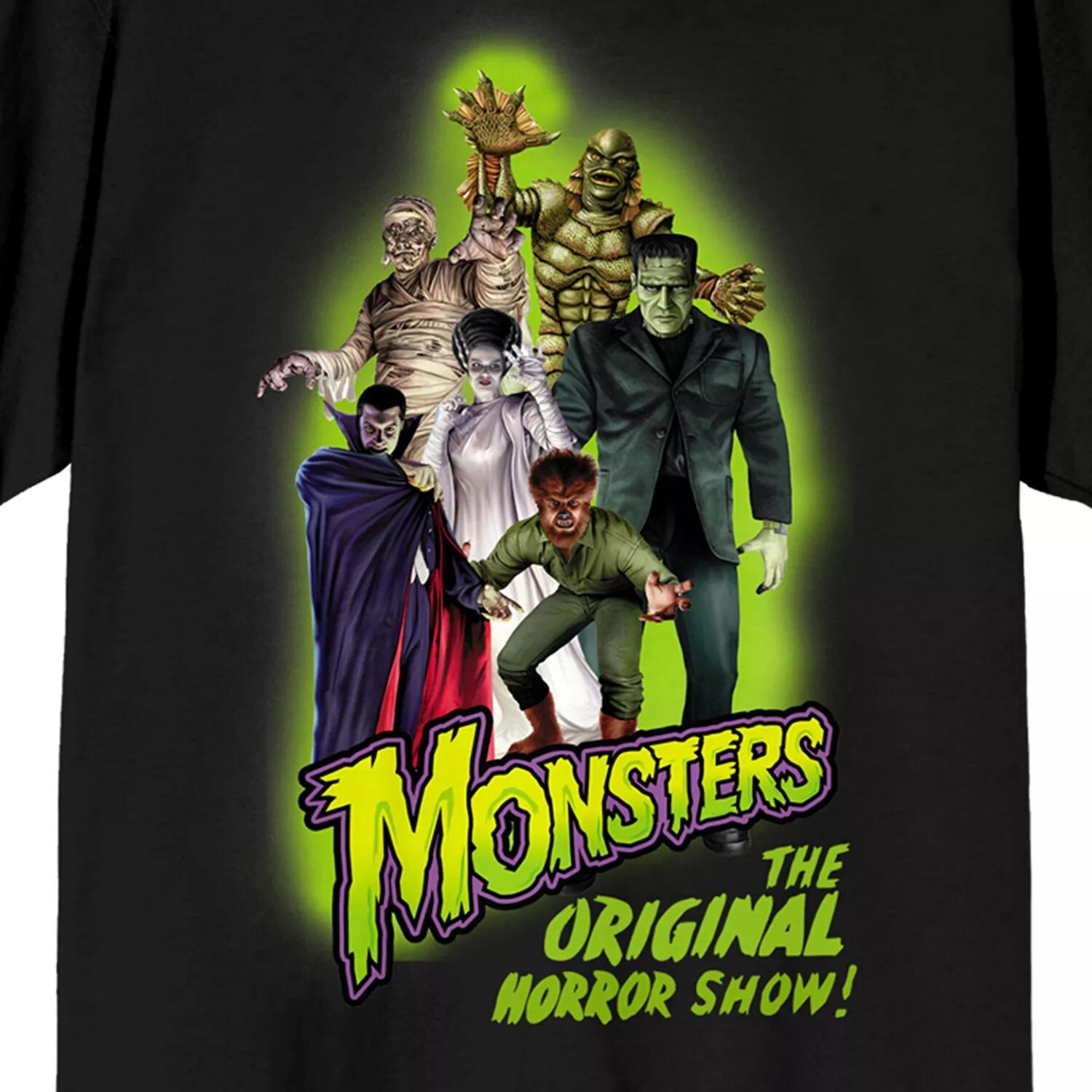 Юниорская футболка Universal Monsters Group с короткими рукавами и рисунком Licensed Character
Юниорская футболка Universal Monsters Group с короткими рукавами и рисунком Licensed Character