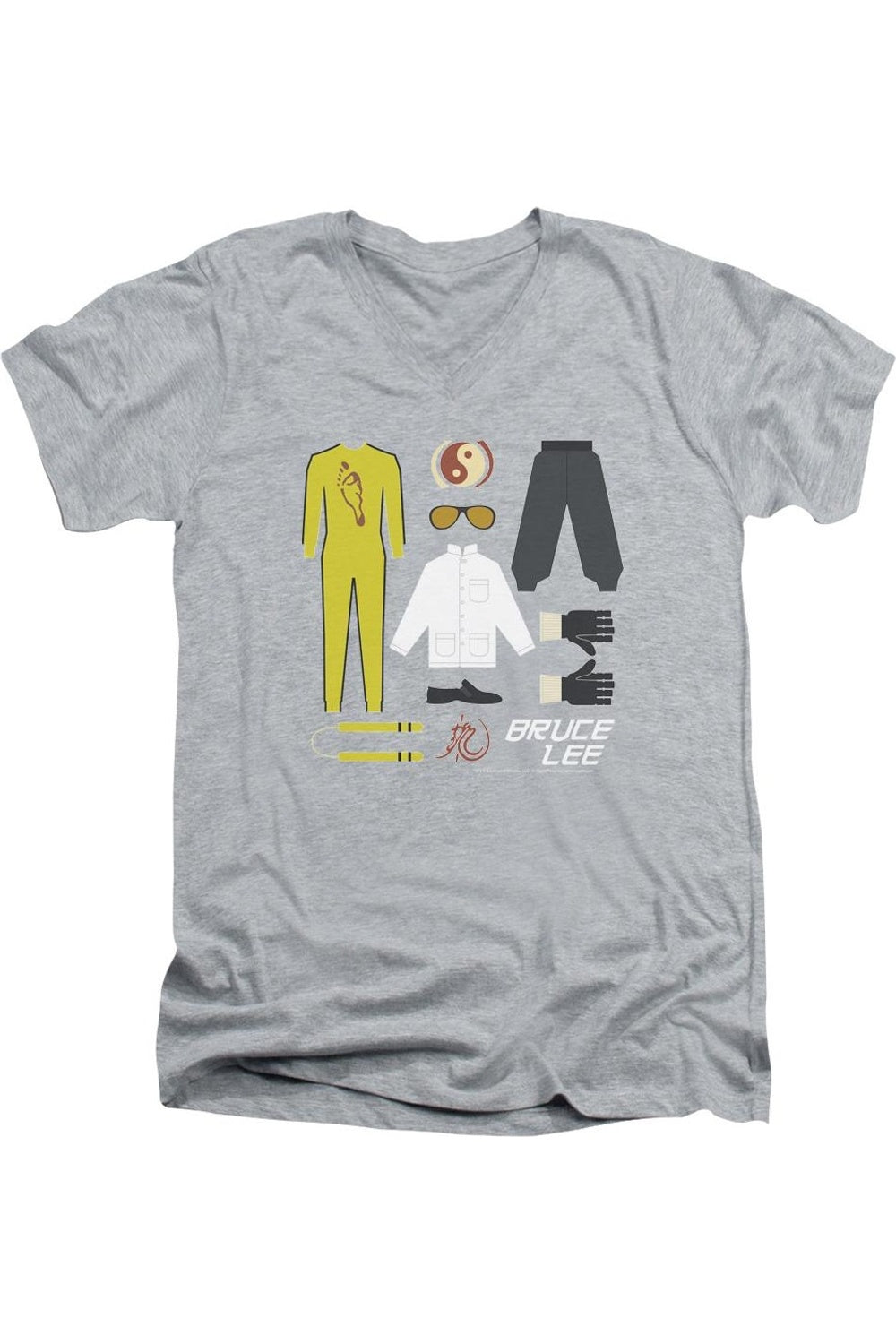 Подарочный набор Bruce Lee Lee, футболка из хлопка премиум-класса с коротким рукавом и V-образным вырезом для взрослых Gildan, цвет athletic heather
Подарочный набор Bruce Lee Lee, футболка из хлопка премиум-класса с коротким рукавом и V-образным вырезом для взрослых Gildan, цвет athletic heather